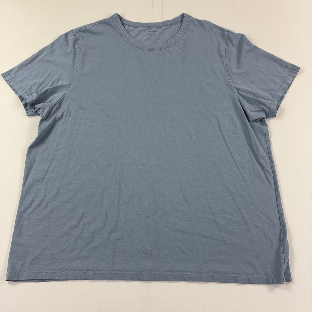 Mott & Bow Shirt Mens 3XL Blue Tagless Crewneck Cotton Jersey Tee Basic